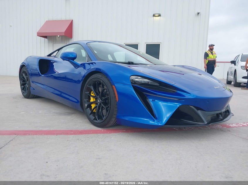 2024 Mclaren Artura VIN SBM16AEA2RW002389 IAAI salvage auction — REAR END, Certificate Of Destruction (Florida), sold $85,250 on 2026-07-28 (photo 1)