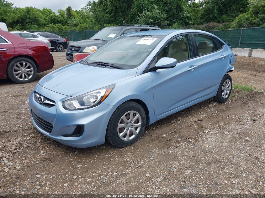 2014 Hyundai Accent VIN KMHCT4AE4EU733704 IAAI salvage auction — REAR END, Salvage - Greater Than 75% (Maryland), sold $675 on 2026-07-23 (photo 2)