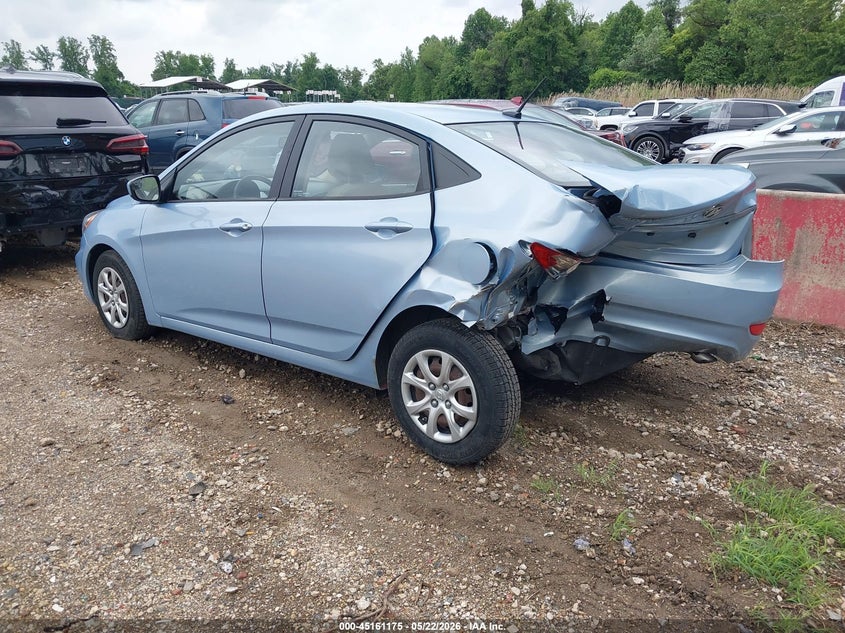 2014 Hyundai Accent VIN KMHCT4AE4EU733704 IAAI salvage auction — REAR END, Salvage - Greater Than 75% (Maryland), sold $675 on 2026-07-23 (photo 3)