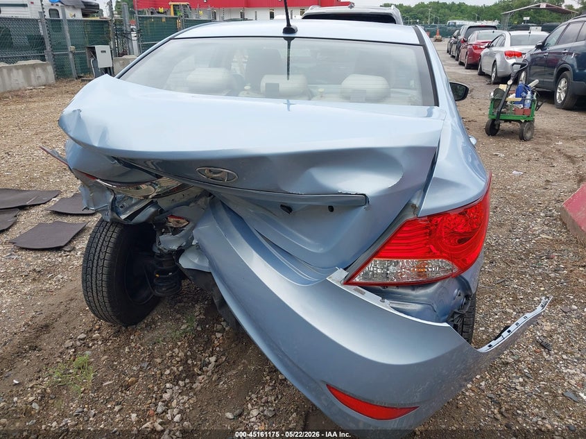 2014 Hyundai Accent VIN KMHCT4AE4EU733704 IAAI salvage auction — REAR END, Salvage - Greater Than 75% (Maryland), sold $675 on 2026-07-23 (photo 6)