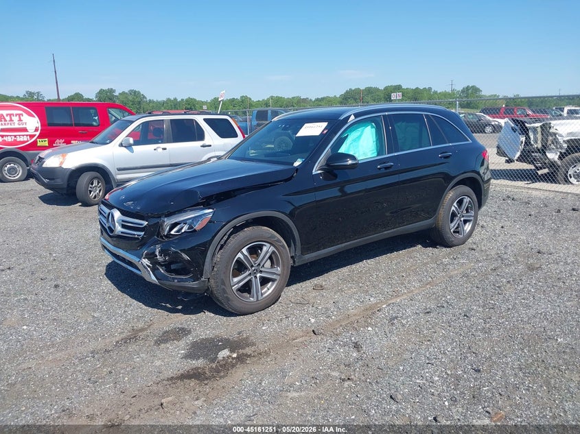 2019 Mercedes-benz Glc VIN WDC0G4KB6KF662760 IAAI salvage auction — FRONT END, Salvage - Greater Than 75% (Maryland), sold $7,600 on 2026-07-30 (photo 2)