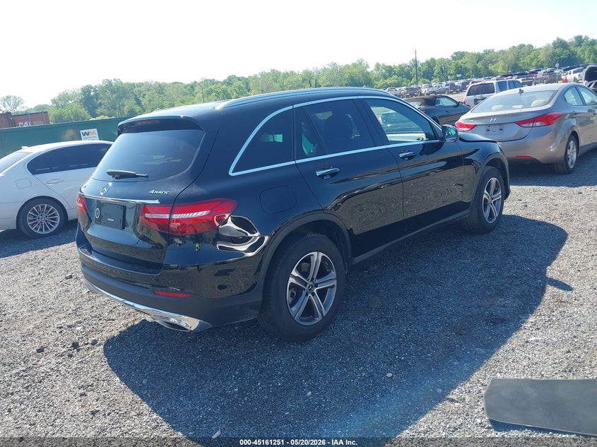2019 Mercedes-benz Glc VIN WDC0G4KB6KF662760 IAAI salvage auction — FRONT END, Salvage - Greater Than 75% (Maryland), sold $7,600 on 2026-07-30 (photo 4)