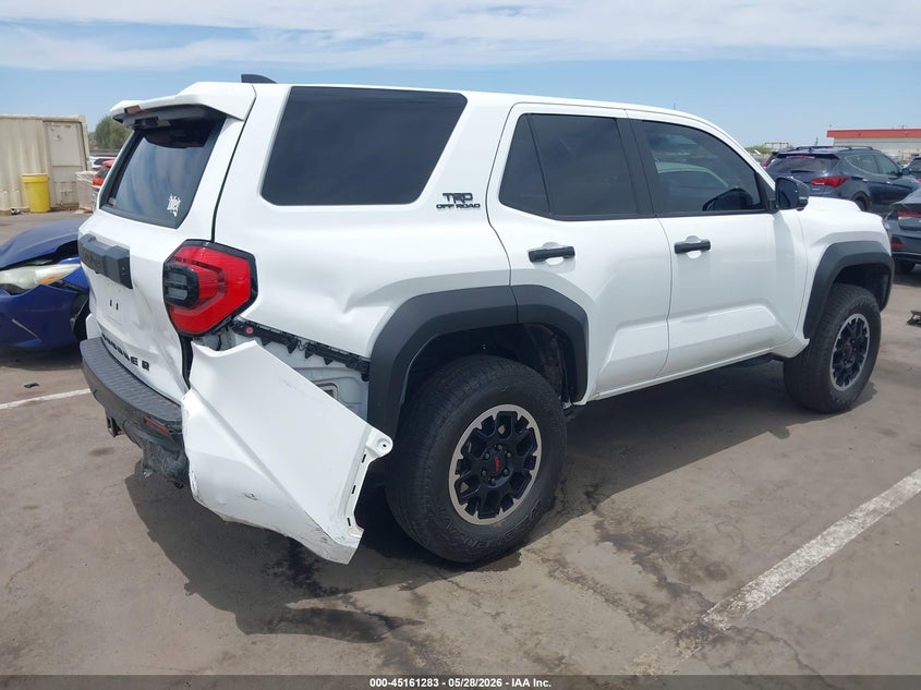 2025 Toyota 4runner VIN JTEVA5BR1S5006337 IAAI salvage auction — RIGHT REAR, Salvage (Arizona), sold $42,150 on 2026-07-07 (photo 4)