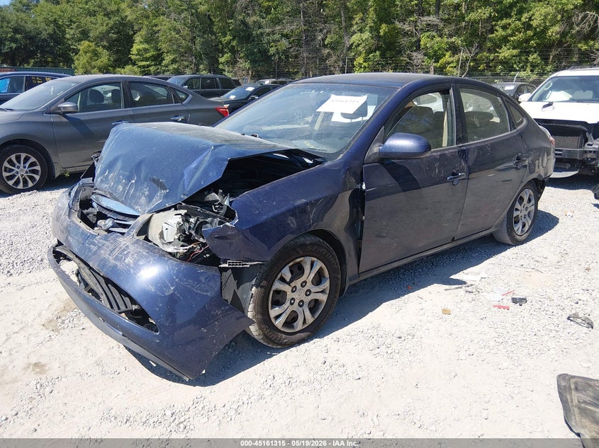 2010 Hyundai Elantra VIN KMHDU4ADXAU920612 IAAI salvage auction — FRONT & REAR, Salvage (South Carolina), sold $275 on 2026-07-07 (photo 2)