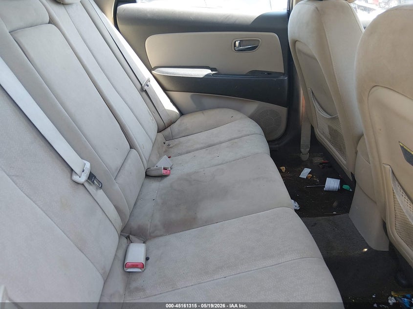 2010 Hyundai Elantra VIN KMHDU4ADXAU920612 IAAI salvage auction — FRONT & REAR, Salvage (South Carolina), sold $275 on 2026-07-07 (photo 8)