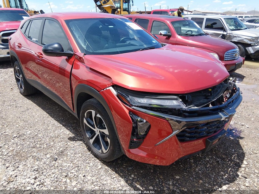 2024 Chevrolet Trax VIN KL77LGE21RC166447 IAAI salvage auction — FRONT END, Salvage (Texas), sold $5,500 on 2026-07-21 (photo 1)