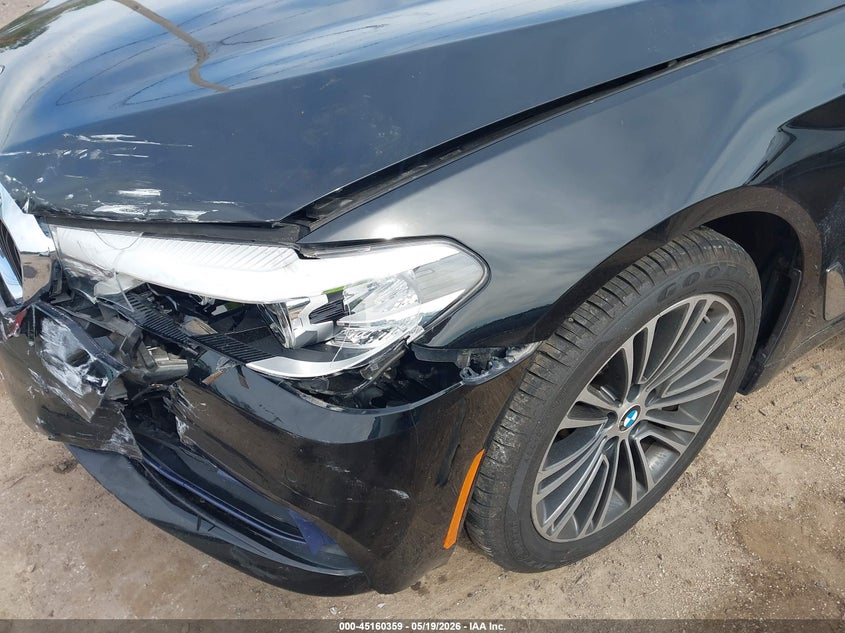 2019 BMW 5er VIN WBAJA7C53KWW24082 IAAI salvage auction — FRONT END, Salvage (Indiana), sold $6,400 on 2026-07-24 (photo 6)