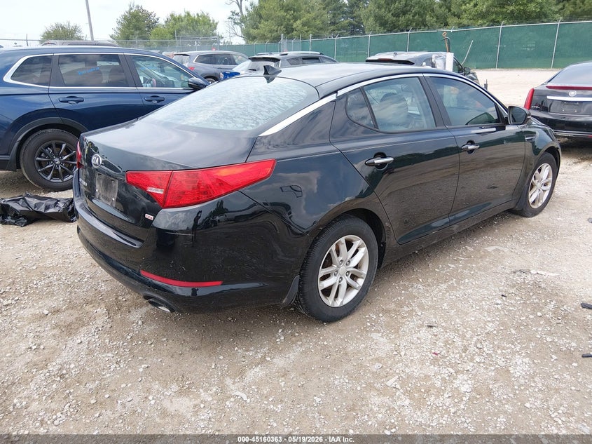 2013 Kia Optima VIN 5XXGM4A75DG136697 IAAI salvage auction — NORMAL WEAR, Original (Kentucky), sold $375 on 2026-07-06 (photo 4)