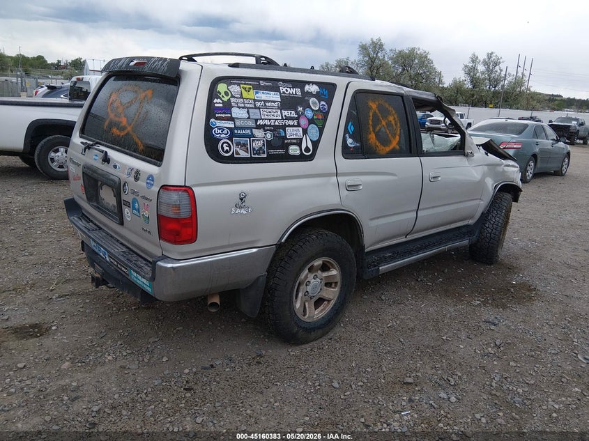 1999 Toyota 4runner VIN JT3HN86R8X0226231 IAAI salvage auction — ROLLOVER, Non-Repairable (California), sold $375 on 2026-07-29 (photo 4)