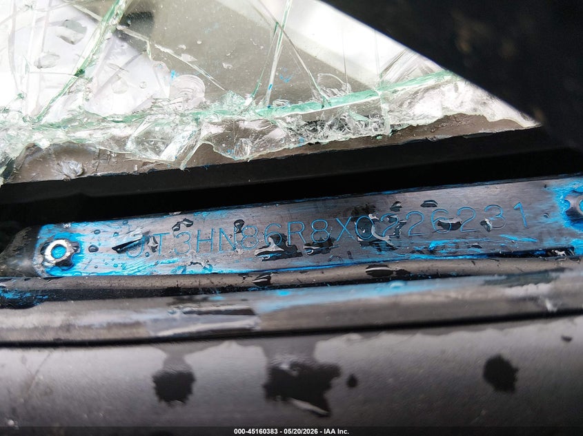 1999 Toyota 4runner VIN JT3HN86R8X0226231 IAAI salvage auction — ROLLOVER, Non-Repairable (California), sold $375 on 2026-07-29 (photo 9)