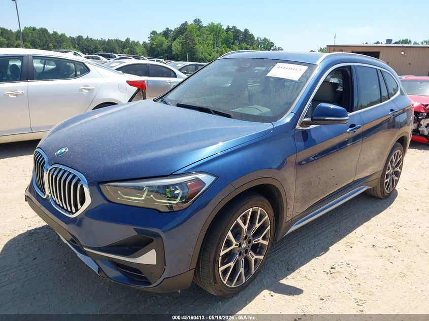2021 BMW X1 VIN WBXJG7C03M5S24878 IAAI salvage auction — SIDE, Salvage (North Carolina), sold $7,100 on 2026-07-10 (photo 2)
