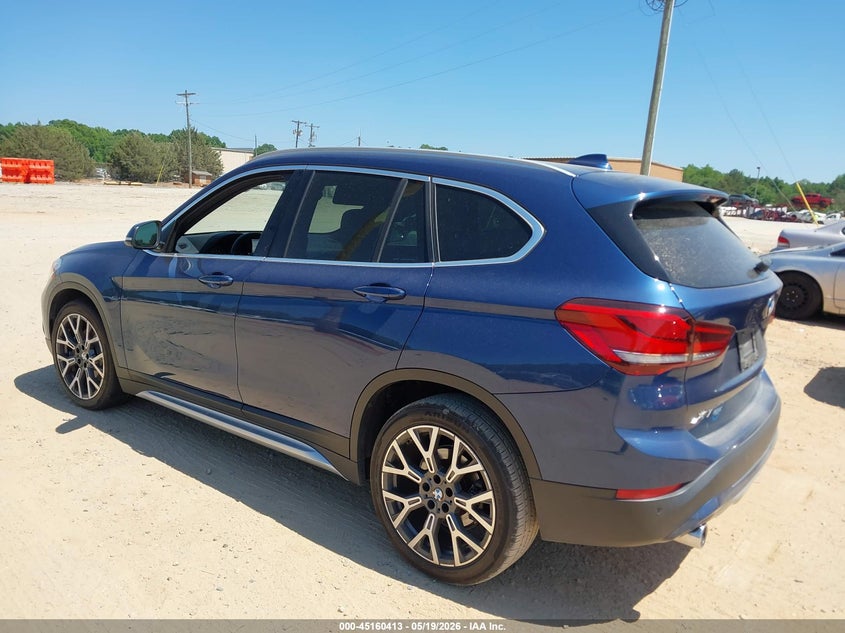 2021 BMW X1 VIN WBXJG7C03M5S24878 IAAI salvage auction — SIDE, Salvage (North Carolina), sold $7,100 on 2026-07-10 (photo 3)