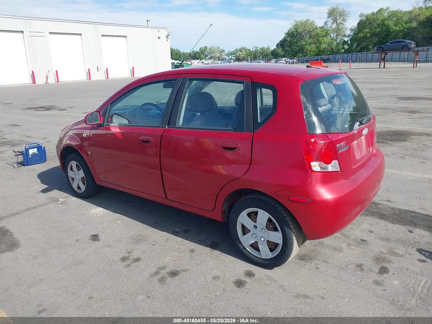 2007 Chevrolet Aveo5 VIN KL1TD66697B779212 IAAI salvage auction — NORMAL WEAR, Clear (Utah), sold $300 on 2026-07-09 (photo 3)