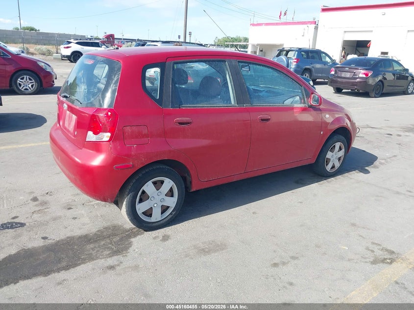 2007 Chevrolet Aveo5 VIN KL1TD66697B779212 IAAI salvage auction — NORMAL WEAR, Clear (Utah), sold $300 on 2026-07-09 (photo 4)