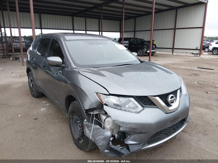 2016 Nissan Rogue VIN JN8AT2MT0GW018795 IAAI salvage auction — FRONT END, Original (Texas), sold $2,550 on 2026-07-21 (photo 1)