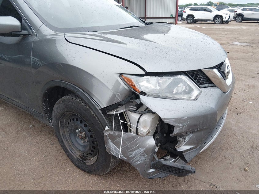 2016 Nissan Rogue VIN JN8AT2MT0GW018795 IAAI salvage auction — FRONT END, Original (Texas), sold $2,550 on 2026-07-21 (photo 6)