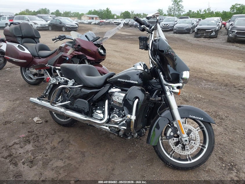 2022 Harley-davidson Electra glide VIN 1HD1KEF18NB645601 IAAI salvage auction — ALL OVER, Salvage (Ohio), sold $6,400 on 2026-07-08 (photo 1)