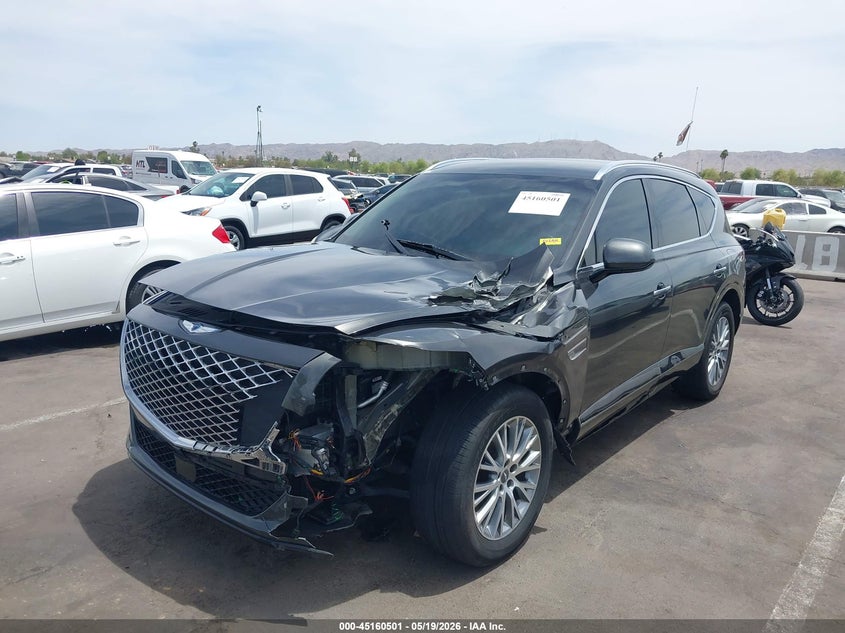 2024 Genesis Gv80 VIN KMUHBDSB0RU179520 IAAI salvage auction — LEFT FRONT, Salvage (Arizona), sold $11,875 on 2026-07-14 (photo 2)