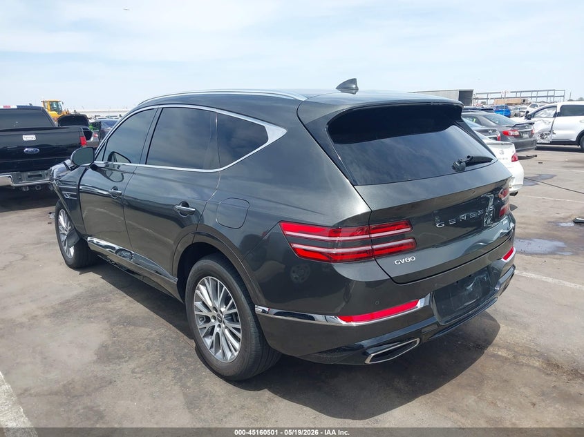 2024 Genesis Gv80 VIN KMUHBDSB0RU179520 IAAI salvage auction — LEFT FRONT, Salvage (Arizona), sold $11,875 on 2026-07-14 (photo 3)