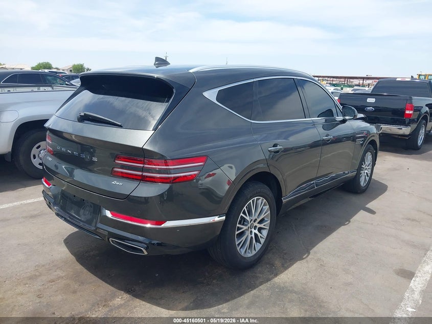 2024 Genesis Gv80 VIN KMUHBDSB0RU179520 IAAI salvage auction — LEFT FRONT, Salvage (Arizona), sold $11,875 on 2026-07-14 (photo 4)