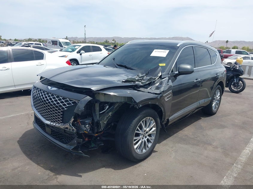 2024 Genesis Gv80 VIN KMUHBDSB0RU179520 IAAI salvage auction — LEFT FRONT, Salvage (Arizona), sold $11,875 on 2026-07-14 (photo 6)