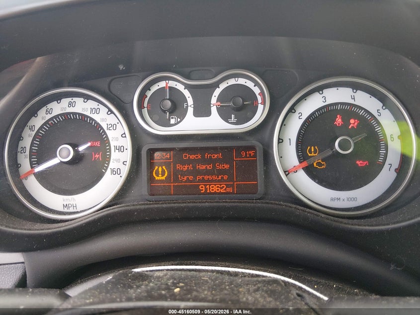 2014 Fiat 500l VIN ZFBCFABH9EZ015221 IAAI salvage auction — FRONT END, Salvage (Texas), sold $125 on 2026-07-14 (photo 7)