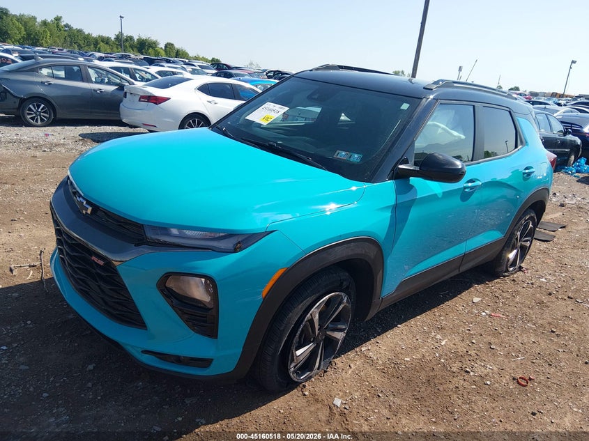 2021 Chevrolet Trailblazer VIN KL79MUSL7MB130777 IAAI salvage auction — LEFT SIDE, Salvage (Pennsylvania), sold $3,050 on 2026-07-18 (photo 2)