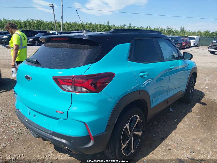 2021 Chevrolet Trailblazer VIN KL79MUSL7MB130777 IAAI salvage auction — LEFT SIDE, Salvage (Pennsylvania), sold $3,050 on 2026-07-18 (photo 4)
