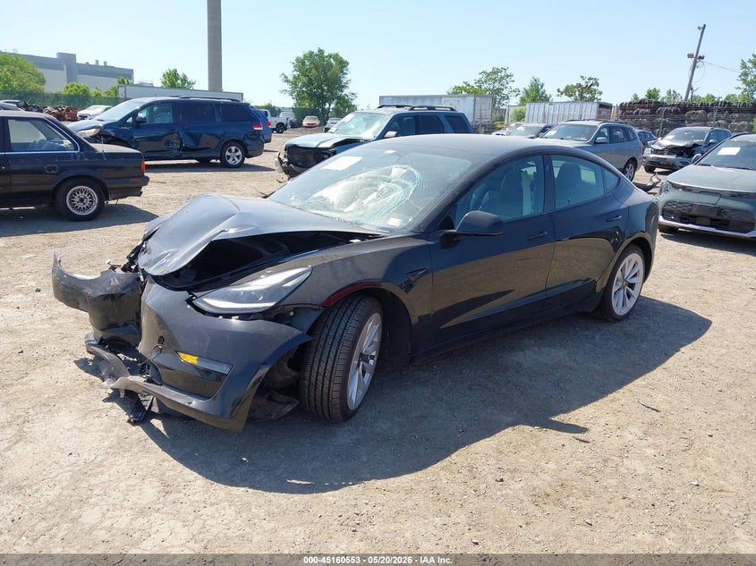 2023 Tesla Model 3 VIN 5YJ3E1EA1PF451858 IAAI salvage auction — FRONT END, Salvage (Pennsylvania), sold $6,300 on 2026-07-24 (photo 2)