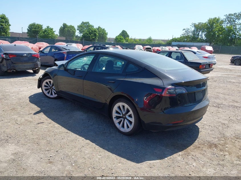 2023 Tesla Model 3 VIN 5YJ3E1EA1PF451858 IAAI salvage auction — FRONT END, Salvage (Pennsylvania), sold $6,300 on 2026-07-24 (photo 3)