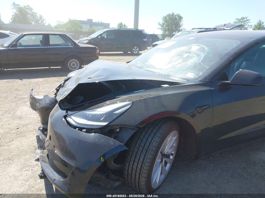 2023 Tesla Model 3 VIN 5YJ3E1EA1PF451858 IAAI salvage auction — FRONT END, Salvage (Pennsylvania), sold $6,300 on 2026-07-24 (photo 6)