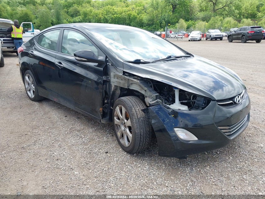 2011 Hyundai Elantra VIN KMHDH4AE7BU138749 IAAI salvage auction — HAIL, Salvage (Illinois), sold $450 on 2026-07-15 (photo 1)