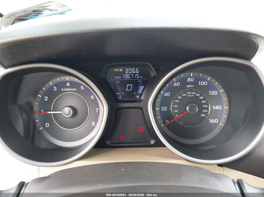 2011 Hyundai Elantra VIN KMHDH4AE7BU138749 IAAI salvage auction — HAIL, Salvage (Illinois), sold $450 on 2026-07-15 (photo 7)