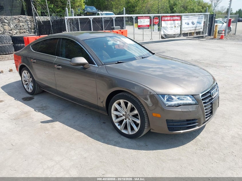 2012 Audi A7 VIN WAUSGAFC6CN006689 IAAI salvage auction — LEFT FRONT, Clear (New York), sold $1,050 on 2026-07-22 (photo 1)