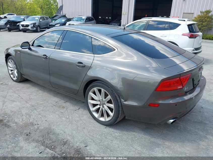 2012 Audi A7 VIN WAUSGAFC6CN006689 IAAI salvage auction — LEFT FRONT, Clear (New York), sold $1,050 on 2026-07-22 (photo 3)