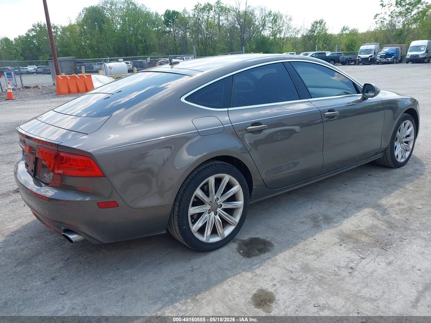 2012 Audi A7 VIN WAUSGAFC6CN006689 IAAI salvage auction — LEFT FRONT, Clear (New York), sold $1,050 on 2026-07-22 (photo 4)