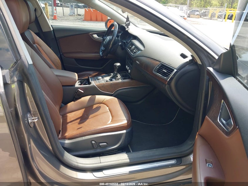 2012 Audi A7 VIN WAUSGAFC6CN006689 IAAI salvage auction — LEFT FRONT, Clear (New York), sold $1,050 on 2026-07-22 (photo 5)