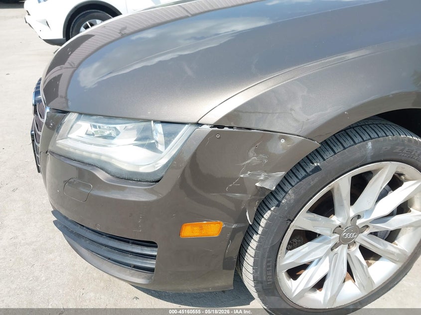 2012 Audi A7 VIN WAUSGAFC6CN006689 IAAI salvage auction — LEFT FRONT, Clear (New York), sold $1,050 on 2026-07-22 (photo 6)