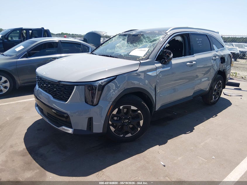2026 Kia Sorento VIN 5XYRL4JC9TG434981 IAAI salvage auction — ROLLOVER, Salvage (South Carolina), sold $6,000 on 2026-07-29 (photo 2)