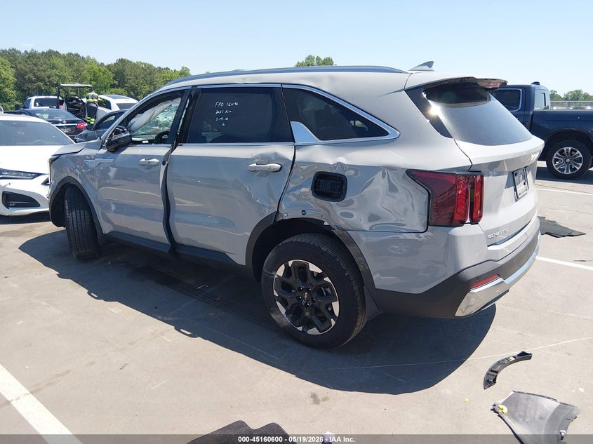 2026 Kia Sorento VIN 5XYRL4JC9TG434981 IAAI salvage auction — ROLLOVER, Salvage (South Carolina), sold $6,000 on 2026-07-29 (photo 3)