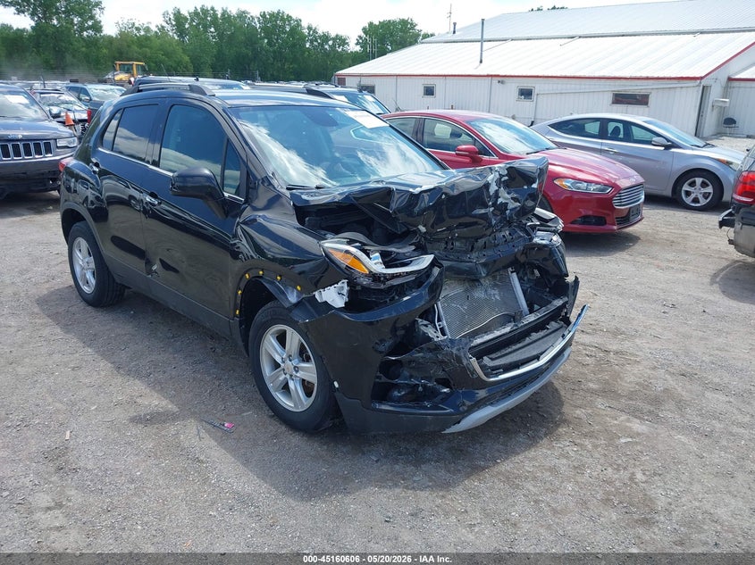 2019 Chevrolet Trax VIN KL7CJPSB7KB775160 IAAI salvage auction — FRONT END, Salvage (Iowa), sold $500 on 2026-07-27 (photo 1)