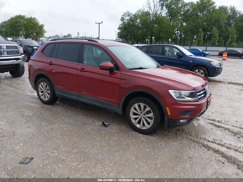 2018 Volkswagen Tiguan VIN 3VV1B7AX8JM022461 IAAI salvage auction — HAIL, Salvage Title, sold $4,500 on 2026-08-03 (photo 1)