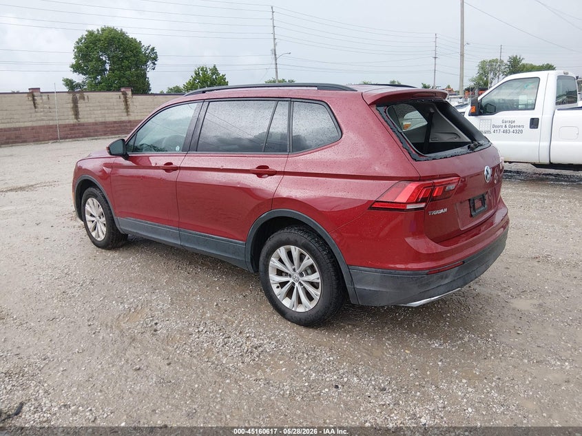 2018 Volkswagen Tiguan VIN 3VV1B7AX8JM022461 IAAI salvage auction — HAIL, Salvage Title, sold $4,500 on 2026-08-03 (photo 3)