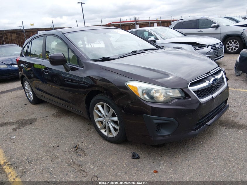 2013 Subaru Impreza VIN JF1GPAC69D2873097 IAAI salvage auction — LEFT & RIGHT, Salvage (Colorado), sold $575 on 2026-07-28 (photo 1)