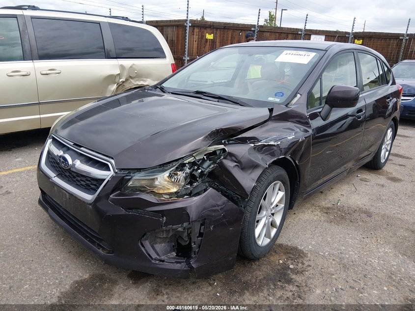 2013 Subaru Impreza VIN JF1GPAC69D2873097 IAAI salvage auction — LEFT & RIGHT, Salvage (Colorado), sold $575 on 2026-07-28 (photo 2)