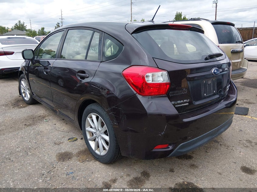 2013 Subaru Impreza VIN JF1GPAC69D2873097 IAAI salvage auction — LEFT & RIGHT, Salvage (Colorado), sold $575 on 2026-07-28 (photo 3)
