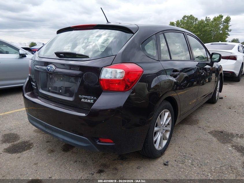 2013 Subaru Impreza VIN JF1GPAC69D2873097 IAAI salvage auction — LEFT & RIGHT, Salvage (Colorado), sold $575 on 2026-07-28 (photo 4)
