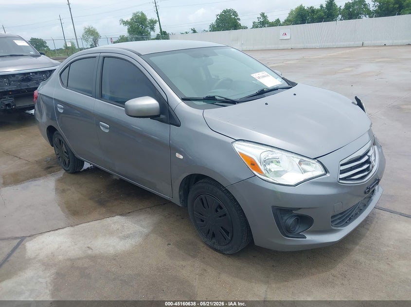 2018 Mitsubishi Mirage VIN ML32F3FJ9JHF09151 IAAI salvage auction — FRONT END, Salvage (Texas), sold $1,775 on 2026-07-10 (photo 1)