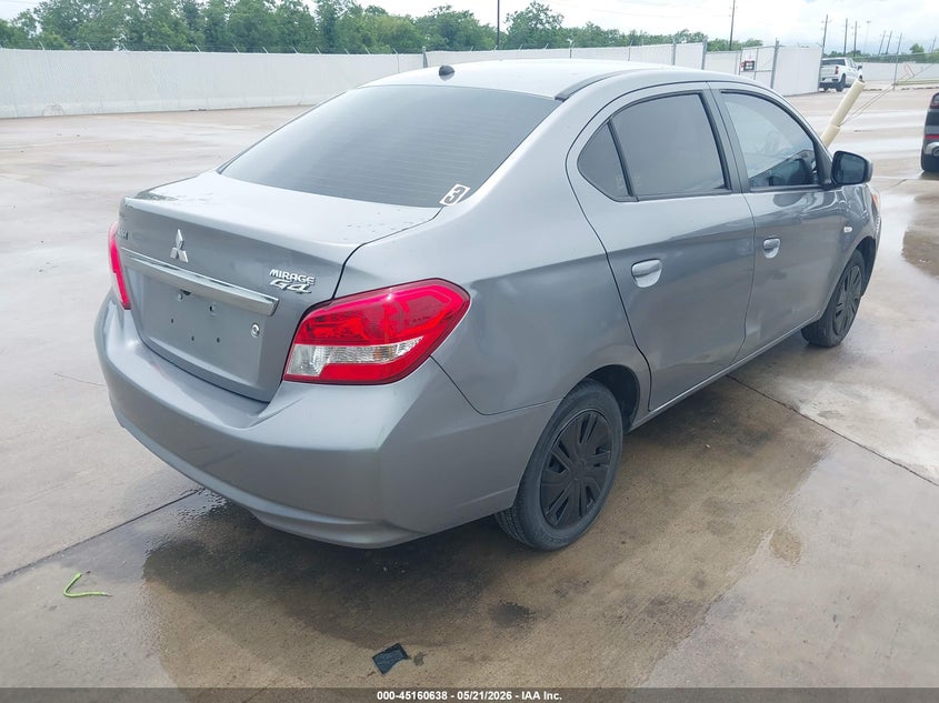 2018 Mitsubishi Mirage VIN ML32F3FJ9JHF09151 IAAI salvage auction — FRONT END, Salvage (Texas), sold $1,775 on 2026-07-10 (photo 4)
