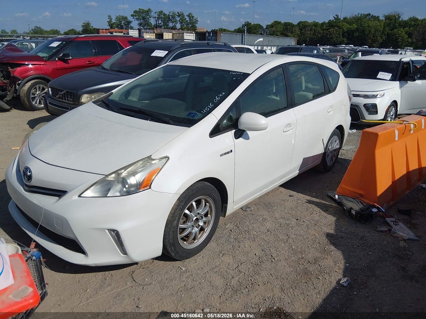 2012 Toyota Prius v VIN JTDZN3EU2C3043568 IAAI salvage auction — NORMAL WEAR, Bill Of Sale (Tennessee), sold $2,975 on 2026-07-16 (photo 2)